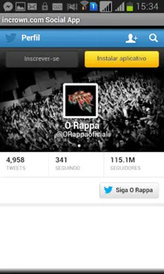 O Rappa Social App android App screenshot 0