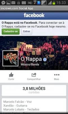 O Rappa Social App android App screenshot 1